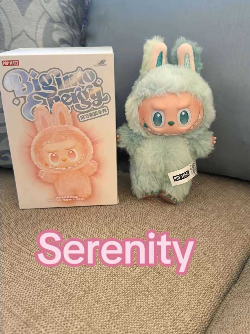 POP MART Big into Energy Serenity Labubu